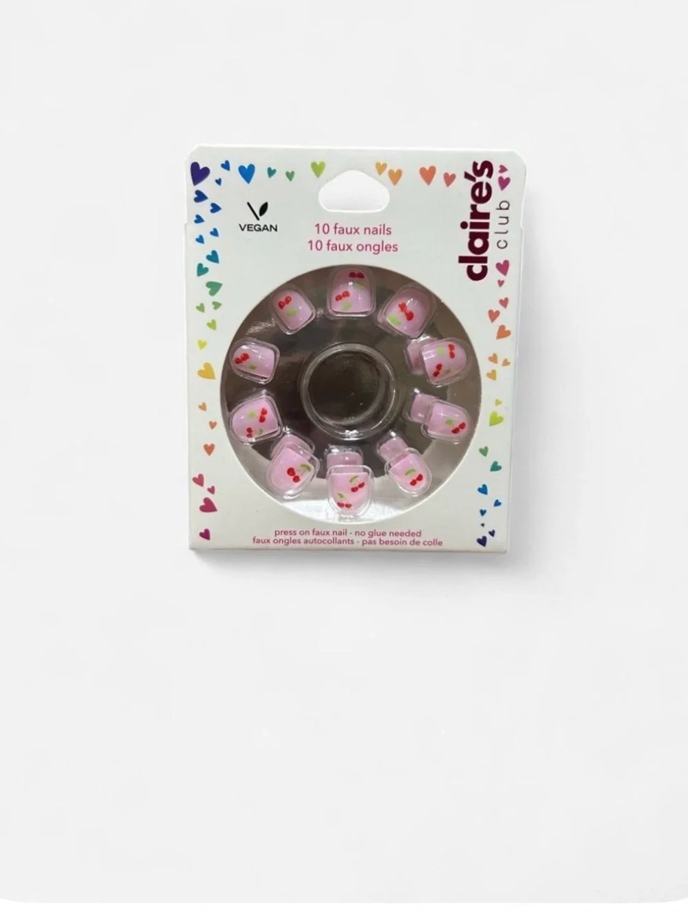 Claire's Pink & Purple Gradient Press-On Kids' Nails